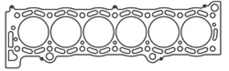 Cometic MLS head gasket for Toyota Supra 87-92 7MGTE engine, 84mm, .036 inch thick, designed for high-performance head sealing.