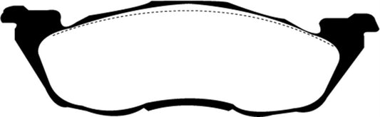 EBC Ultimax2 front brake pads for 1997-1998 Dodge Dakota 2WD 2.5, OE style brake pads, durable automotive brake components