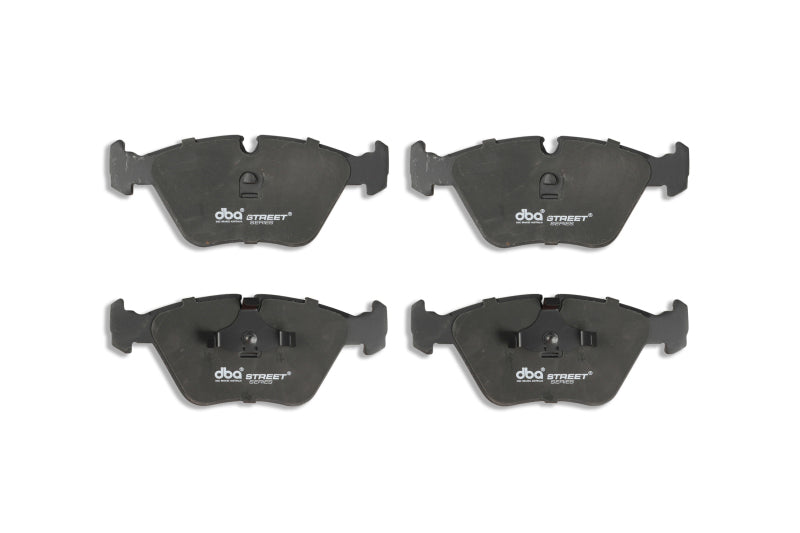DBA 90-06 Audi 200 front street series OE brake pads with ATE brakes, showing the new brake pad set installed on the vehicle.
