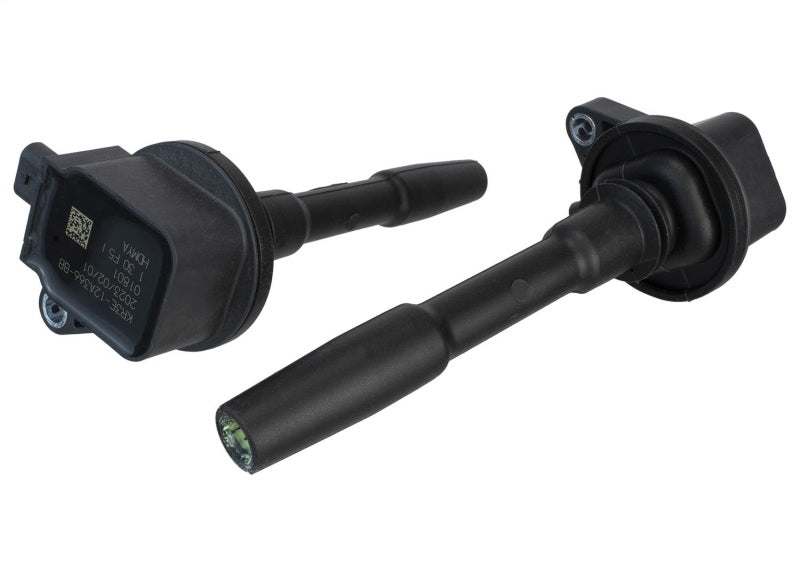 Ford Racing 5.0L/5.2L Hi-Energy Engine Ignition Coils set of 8, high-performance upgrade for Ford engines, shown in the image.