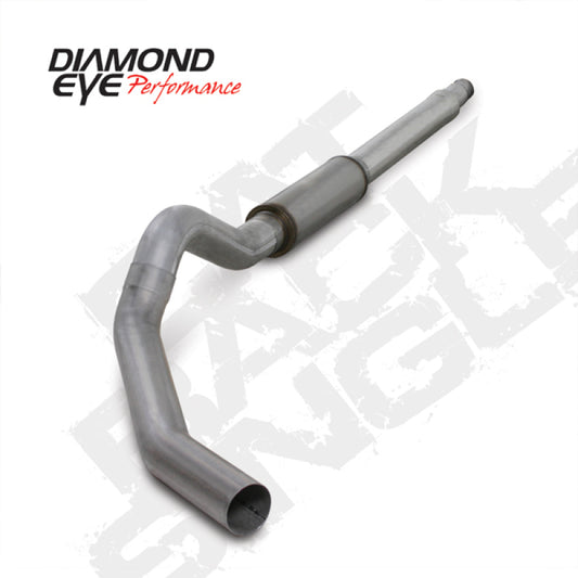 Diamond Eye Performance 5-inch Catback exhaust system for 2003-2007 Ford F250/F350 6.0L F-Series truck, shown installed.