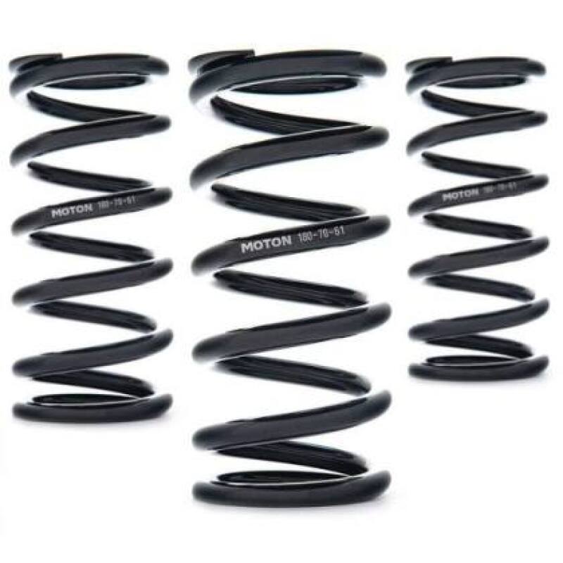 AST Moton Linear Racing coilover spring, 200mm length, 100 N/mm rate, 51mm ID, designed for high-performance vehicle suspension.