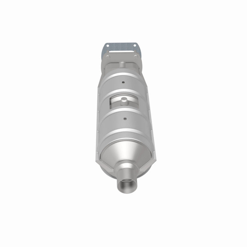 MagnaFlow catalytic converter for Ford trucks 87-95 5.8/7.5 CA direct fit, showing the metal exhaust component with mounting brackets.