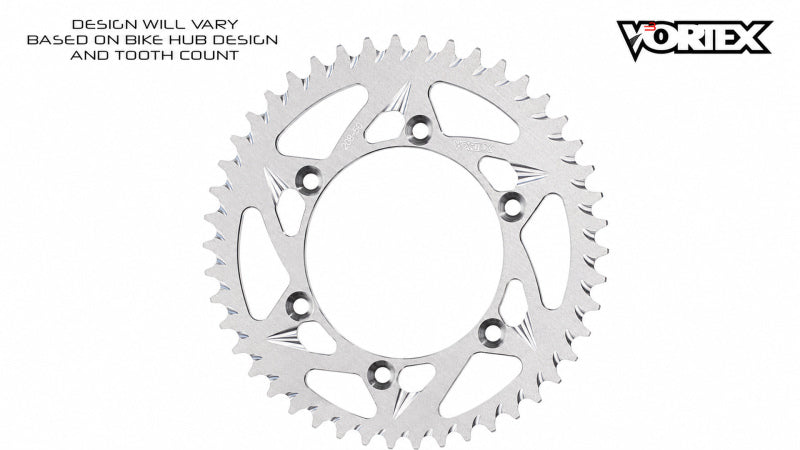Vortex Racing 43 Tooth 520 Rear Sprocket - Silver