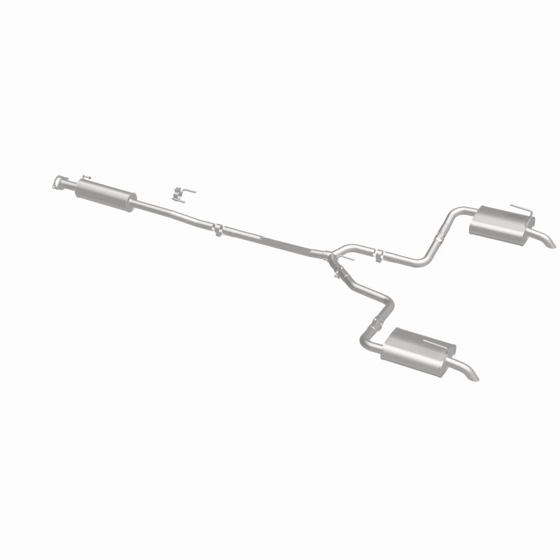 Magnaflow catback exhaust kit for Nissan Altima 2.5L, direct-fit replacement with polished stainless steel piping and muffler.