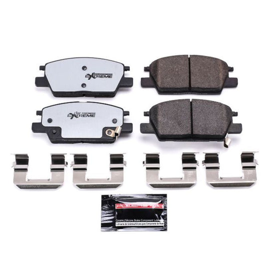 PowerStop Z36 truck and tow front brake pads for Buick LaCrosse 2017-2019, performance brake pads with hardware included