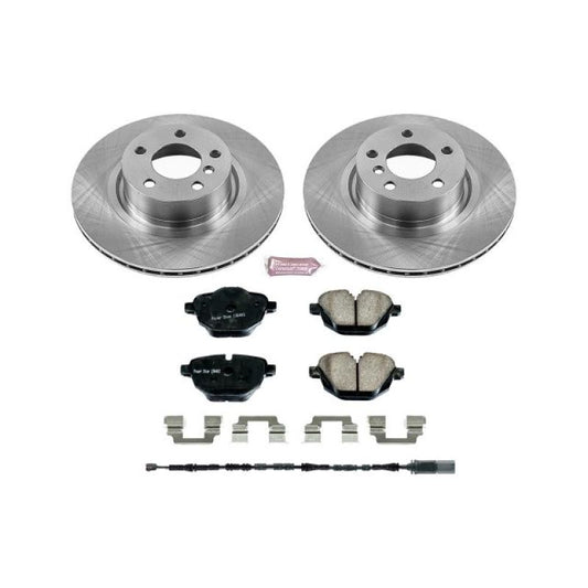 PowerStop rear brake kit for BMW X3 (2011-2017), OE-style brake components with automotive specialty design.