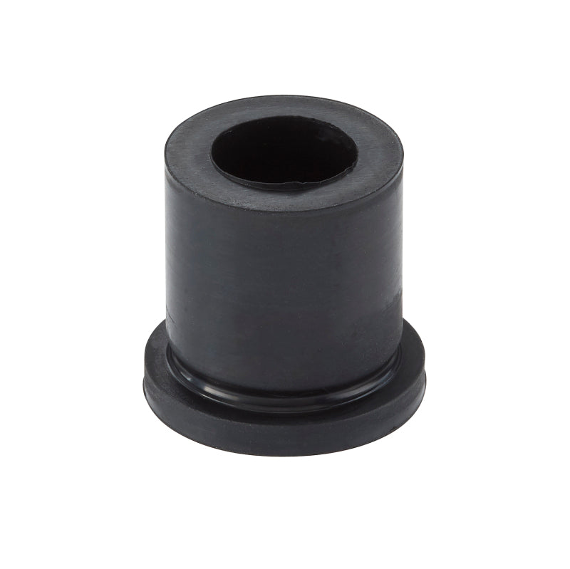 Moog Nissan Pickup rear lower and upper leaf spring bushings for 1995-1997 models, showing close-up of rubber bushings and metal components.
