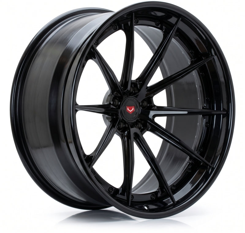 Vossen Forged VPS-1 - Exposed Lugs - 22x9.5 - 5x120 - ET22 - 64.1 - Gloss Black Wheel