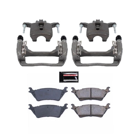 PowerStop OE rear brake calipers for Ford F-150 2012-2014 with Autospecialty caliper kit and Cals, automotive brake replacement.