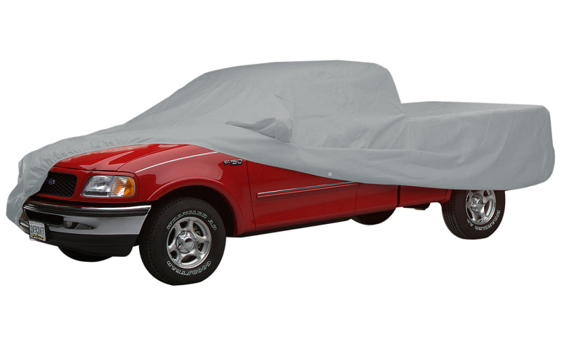 Gray Covercraft Custom Car Cover for 28-31 Ford A CPE, made of durable polycotton fabric, designed to protect classic cars.