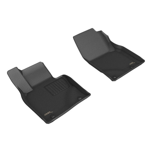 Black 3D MAXpider rubber floor mat for Mazda CX-50 Kagu 2023+ interior, designed to protect and fit the vehicle's floor area.