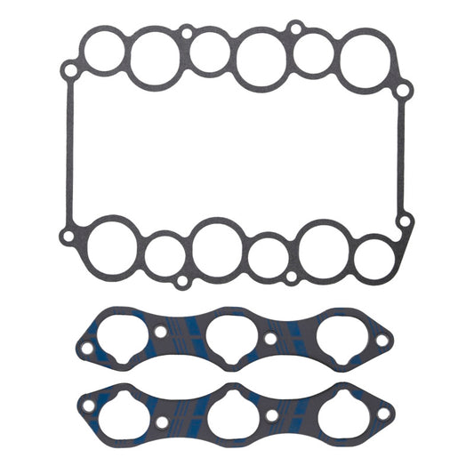 Fel-Pro Isuzu Rodeo engine intake manifold gasket set showing multiple gaskets and sealing components.