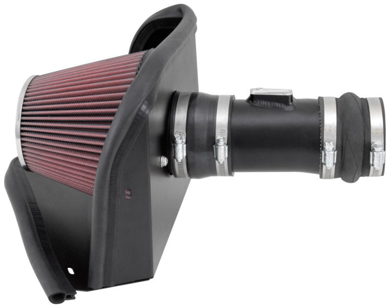K&N 69 Series Typhoon cold air intake kit for 2013-2014 Nissan Altima and Pathfinder 3.5L V6, with high-performance air filter and intake tube