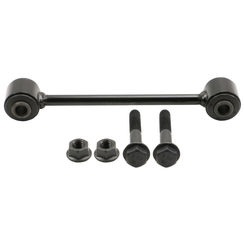 Moog Dodge Dakota rear stabilizer bar link kit with sway bar endlinks, showing metal components and bushings for suspension stability.