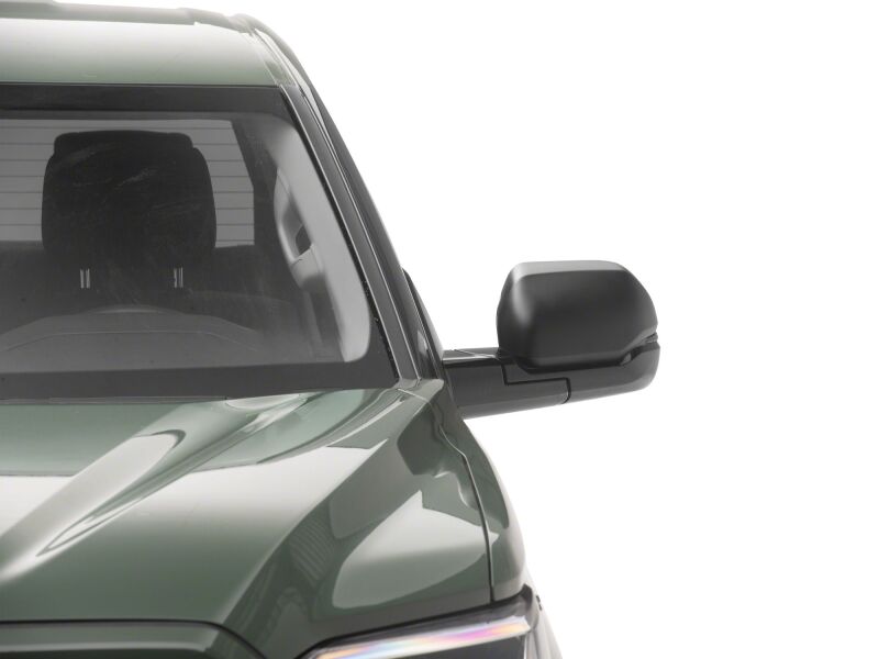 Raxiom smoked LED sequential mirror lights installed on Toyota Tundra side mirrors, showcasing modern automotive lighting.