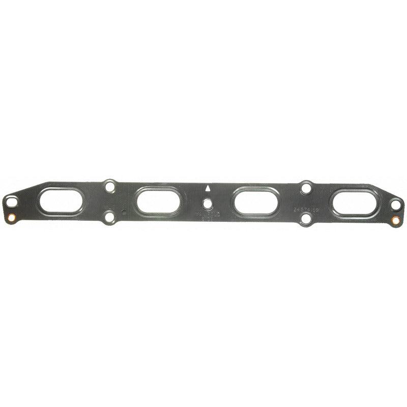 Fel-Pro Pontiac Grand Am MS 91130 exhaust manifold gasket set showing gaskets and packaging for engine sealing.
