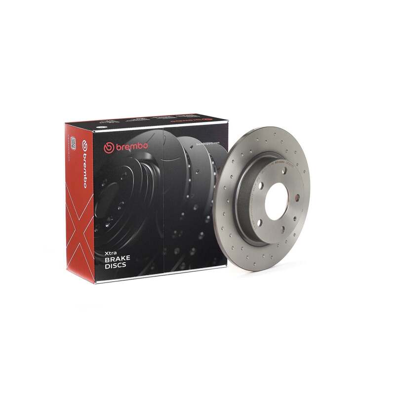Brembo OE 14-23 Mazda 3 XTRA Drilled Rear Disc Brake Rotor