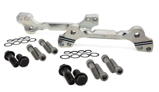 Alcon 2021+ Ford F150 front brake hardware bracket kit, including metal brackets and components for vehicle brake system installation.
