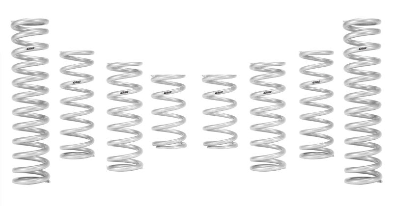 Eibach Pro-UTV Stage 1 suspension kit for Can-Am Maverick X3 MAX X RS Turbo RR with Fox shocks, set of 8 coil springs and components.