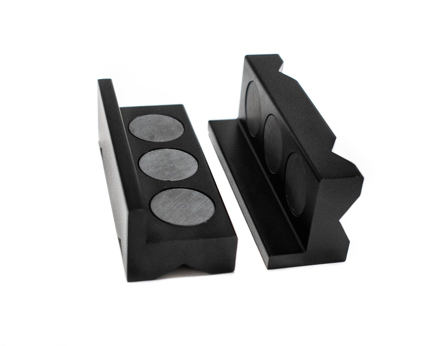 BTR ALUMINUM MAGNETIC VISE JAWS - BLACK - ANVJ01B