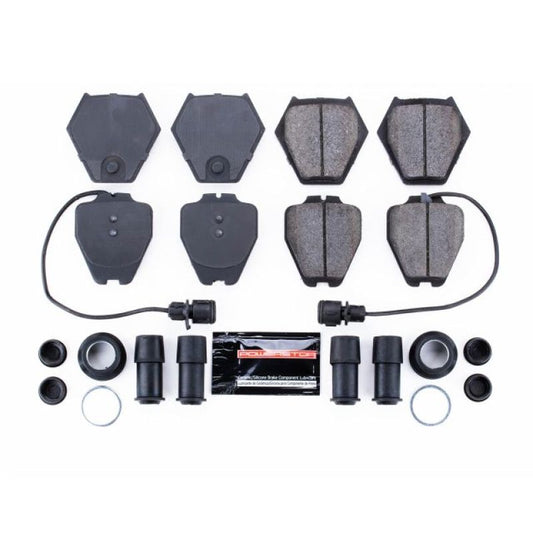 PowerStop Z23 Evolution Sport brake pads with hardware for 1999 Audi A8 front performance brake replacement.