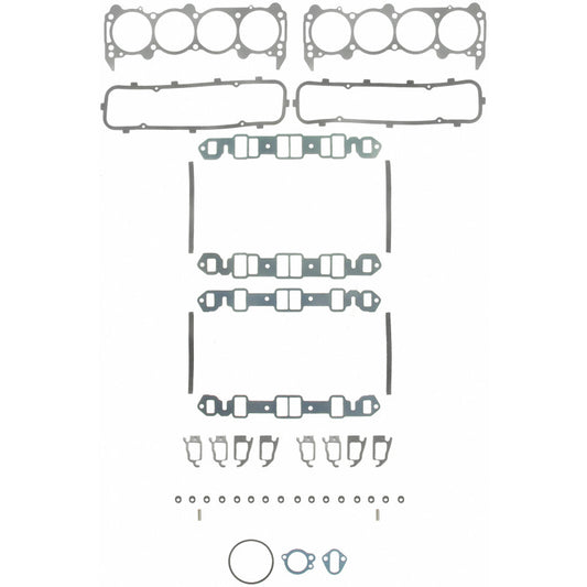 Fel-Pro HS 8172 PT-2 PermaTorque engine cylinder head gasket set showing multiple gaskets and sealing surfaces.