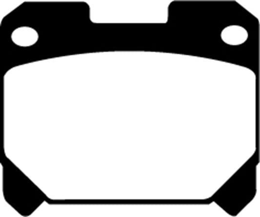 EBC Redstuff rear brake pads for Toyota Supra 3.0 Twin Turbo, high-performance brake pads with red friction material.