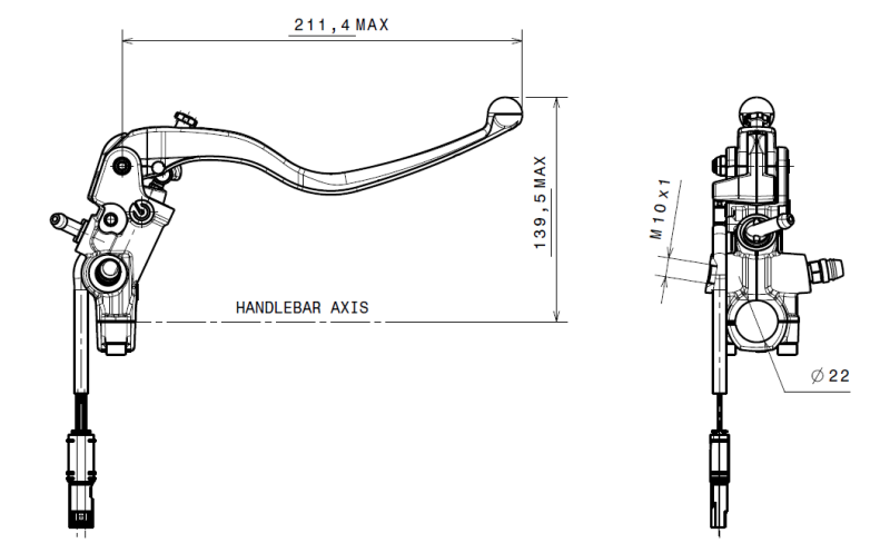 Brembo Prime Brake Master Cylinder