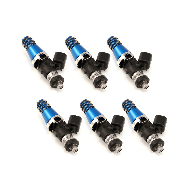Injector Dynamics 1750-XDS - 60mm Length - 11mm Blue Top - Denso Lower Cushion (Set of 6)