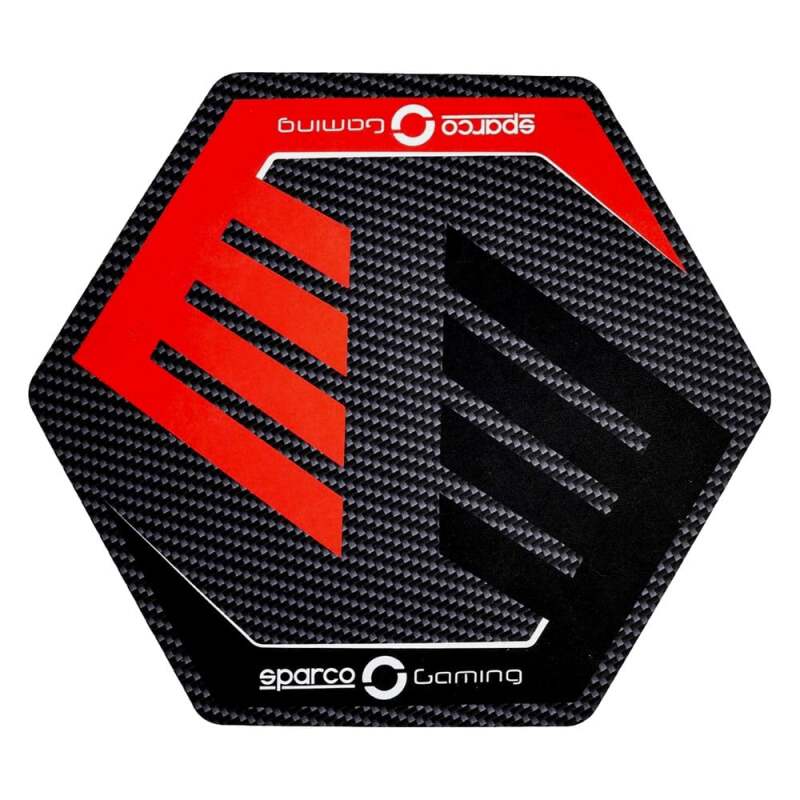 SPARCO race seat floor mat featuring a sleek design, made for racing enthusiasts and car interior customization.