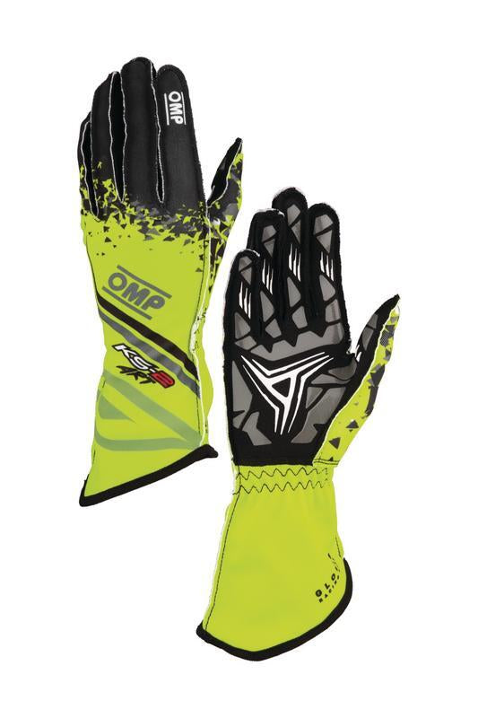 OMP KS-2 ART my2025 KART GLOVES BLUE / BLACK SZ 6 (KIDS)