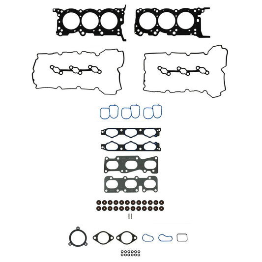 Fel-Pro Kia Sedona engine cylinder head gasket set, PermaTorque HS 26427 PT-3, showing gaskets and sealing components.