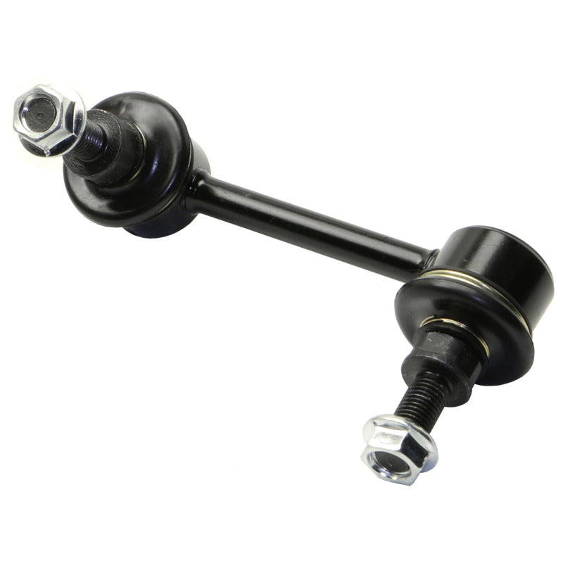 Moog rear left sway bar endlink kit for 2007-2013 Nissan Altima, showing metal endlink with mounting hardware.