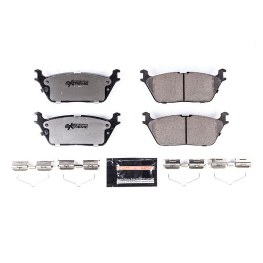 PowerStop rear Z36 truck and tow brake pads for 2019 Ram 1500, including hardware, designed for performance braking.