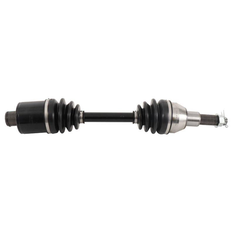 All Balls Racing Polaris control arm with axle, showing detailed black metal component for ATV or quad.