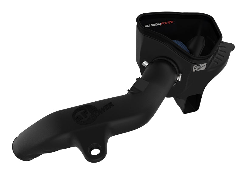 aFe Magnum FORCE Stage-2 Pro 5R cold air intake system installed in a 2012-2015 BMW 335i N55 engine bay