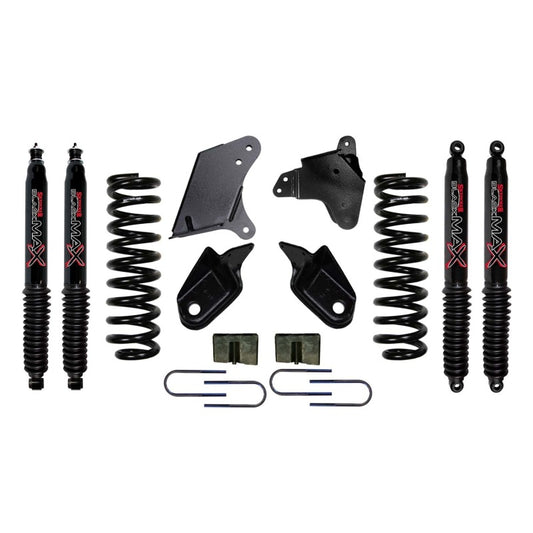 Skyjacker 6-inch lift kit for 1980-1996 Ford F150 2WD with 4B85 shocks, showing lifted truck suspension components.