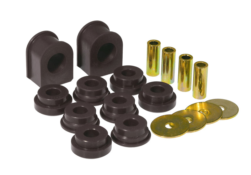 Black Prothane 99-04 Ford F250 SD 4WD front sway bar bushings, 30mm diameter, designed for vehicle stability and suspension support.