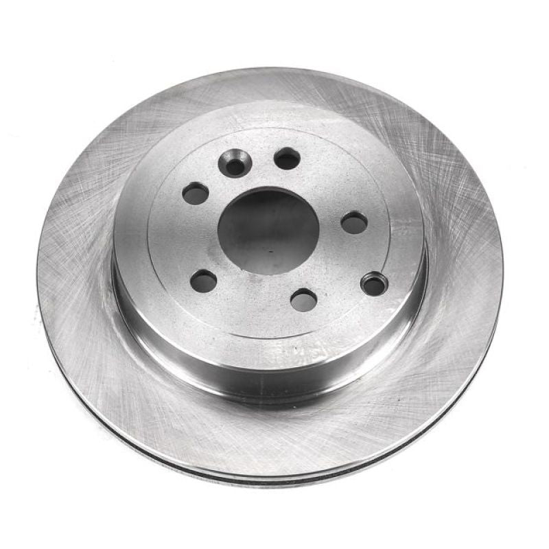 PowerStop rear OE brake rotor for Land Rover LR2 2008-2012, autospecialty design with vented surface for effective braking.