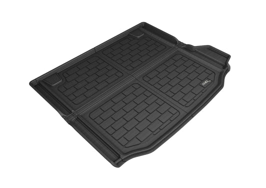 Black 3D MAXpider cargo liner for BMW X3 2018-2020, made of durable rubber, designed to protect the cargo area.