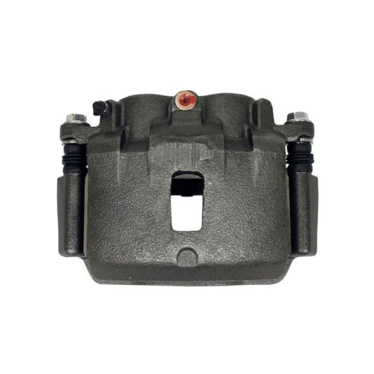 PowerStop rear left OE brake caliper with bracket for Chevrolet Express 2500 (2003-2017) in silver finish.