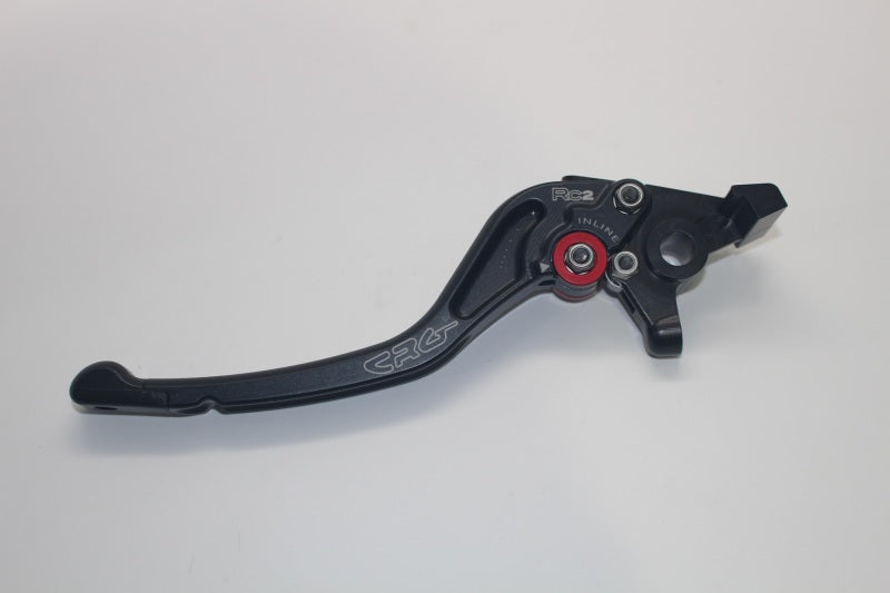 Black CRG RC2 brake lever for Yamaha YZF-R1 2015-2016, motorcycle clutch and brake lever with adjustable design.