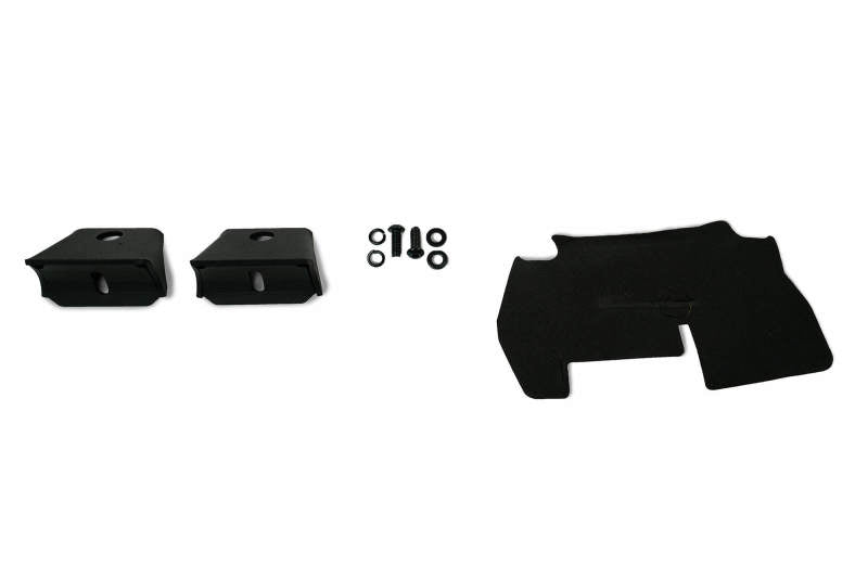 DV8 Offroad black light mounts for 2021-2022 Ford Bronco factory bumper bull bar, suitable for offroad lighting accessories.