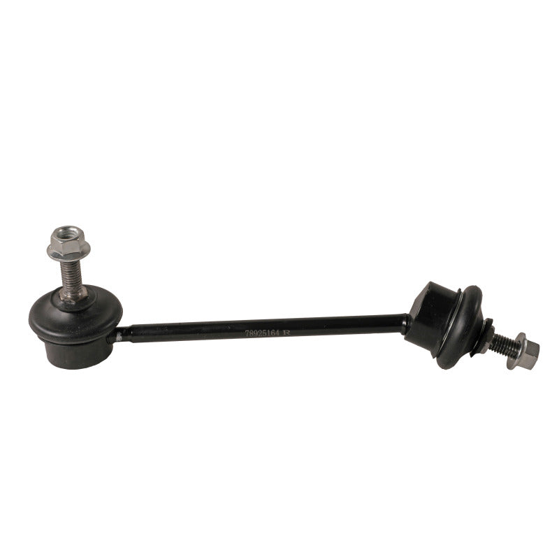 Moog Jaguar XKR 2007-2015 rear right sway bar endlink, automotive suspension part with metal and rubber components.