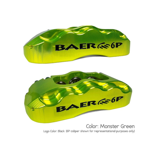 Baer Brakes 97-04 Chevrolet Corvette Extreme+ rear SDZ brake kit with green calipers and 14-inch rotors, performance brake upgrade
