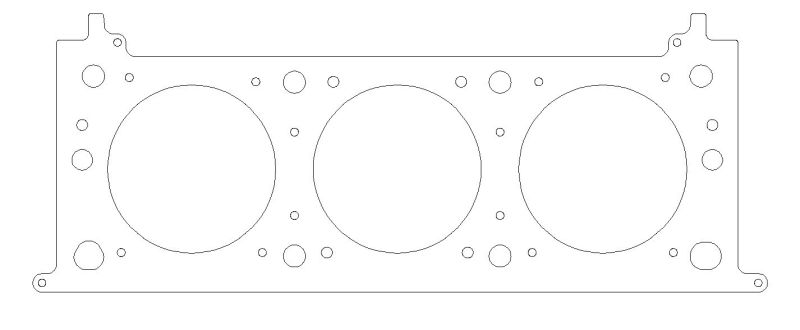 Cometic GM 3.1L 60 Degree V6 L82 MLS head gasket with 91mm bore and .051 inch thickness, designed for engine sealing.