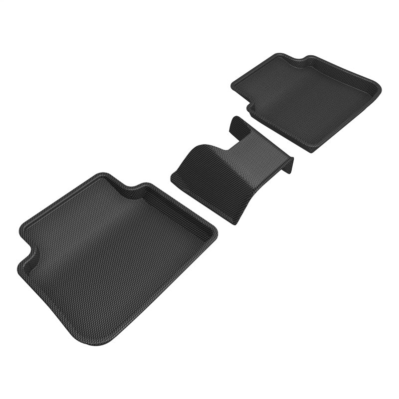 3D MAXpider Kagu Black rubber floor mats for Subaru Crosstrek and Impreza 24-26 model, designed for gas engine vehicles.