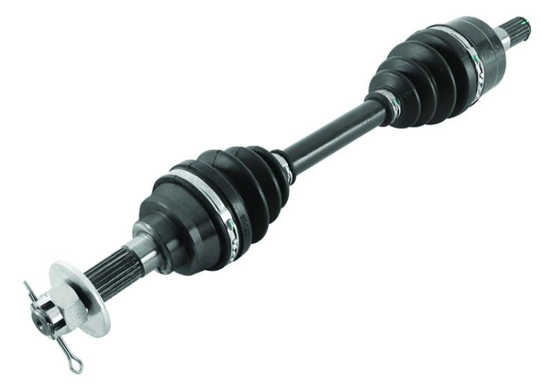 QuadBoss Rugged Axle for powersports vehicles, showcasing durable construction and heavy-duty design.