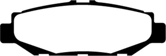 EBC Redstuff rear brake pads for Lexus GS300 1993-1997, performance brake pads with red friction material and metal backing plates.